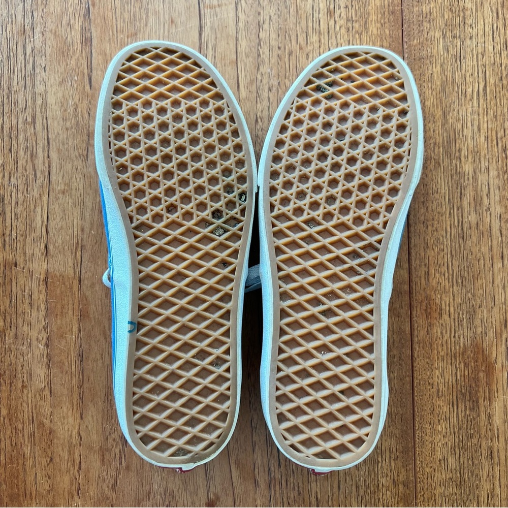 Vans Sky Blue Lace-Up Sneakers 8.5 41 - Picture 9 of 12